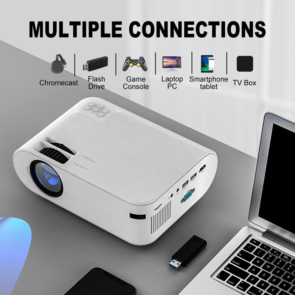 P62 Remote Control Home Theater 1280*720P Portable WiFi Projector Multimedia Player Video Beamer Android Version P62 Remote Control Home Theater 1280*720P Portable WiFi Projector Multimedia Player Video Beamer Android Version